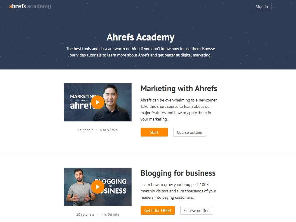 digital marketing courses for free