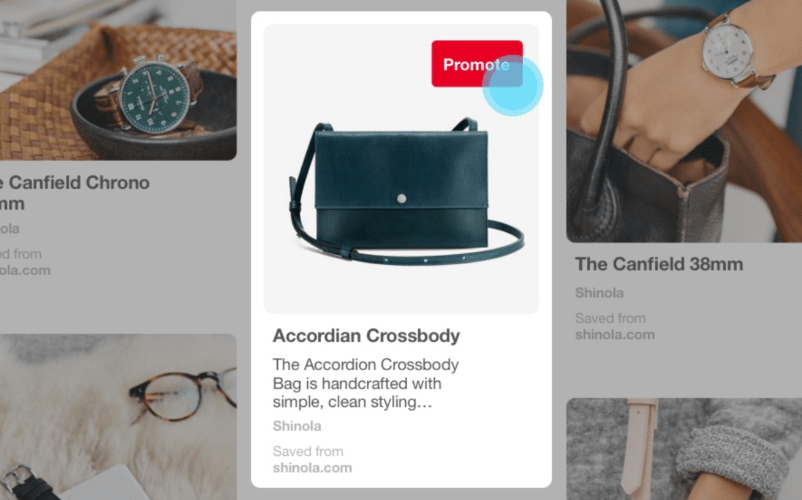 Pinterest advertising types