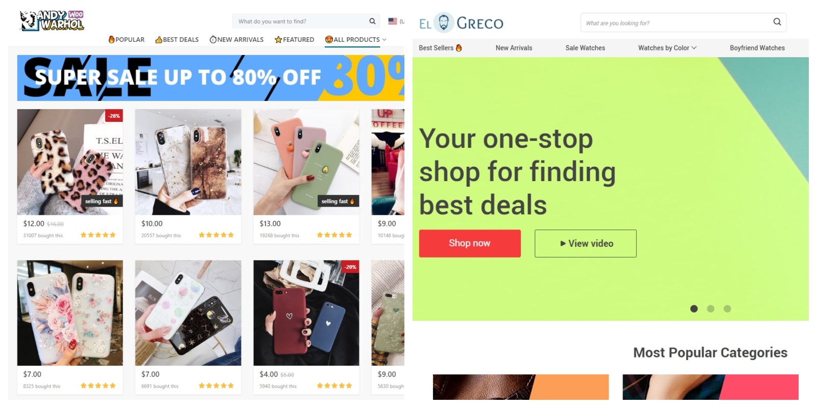 AliDropship themes for WordPress and Ecommerce websites