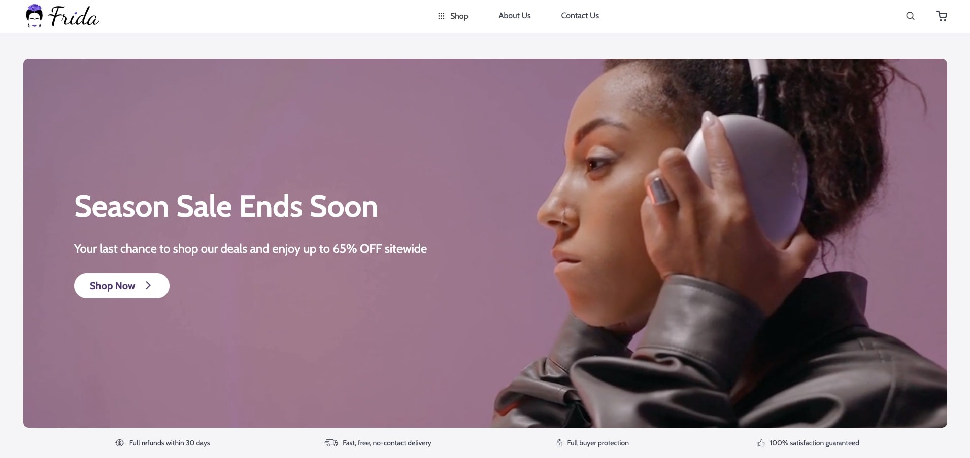 a screenshot demonstrating you can add a homepage video with Frida