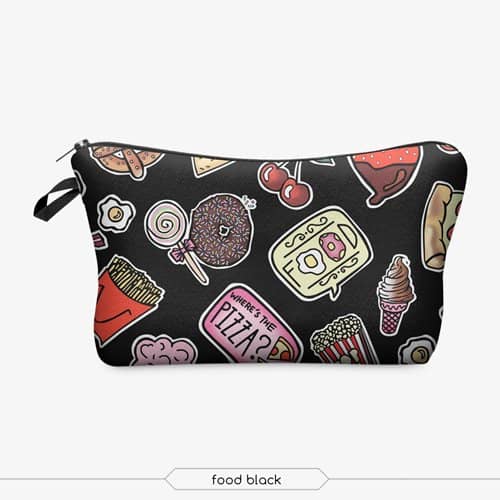 Cartoon-style make-up bag as an example of cute products for dropshipping