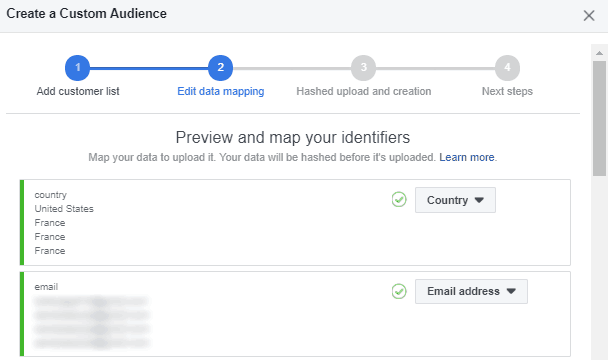 Create a Custom Email Audience