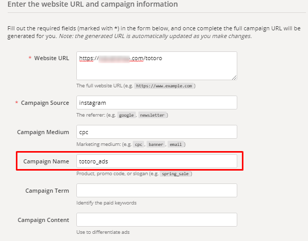 UTM-tags
