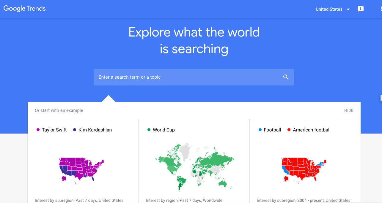 google trends