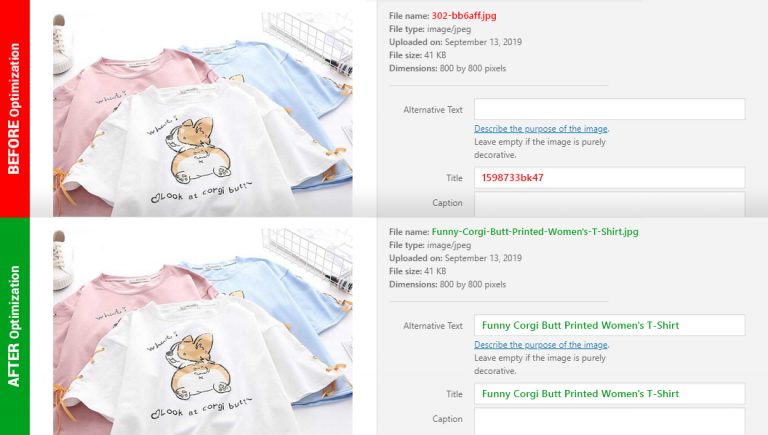 Image Title Renamer for seo