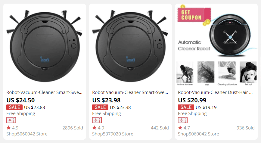 Smart robot vacuum cleaner