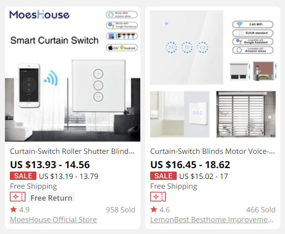 cheap smart curtain for home