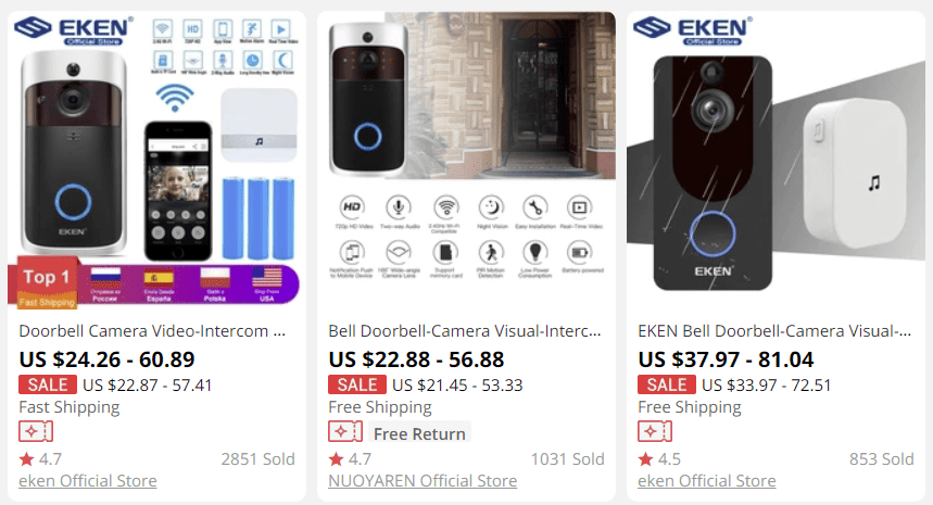 smart doorbell camera