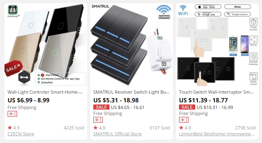 cheap Smart wall switch