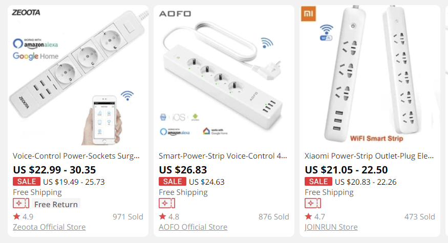 Smart power strip