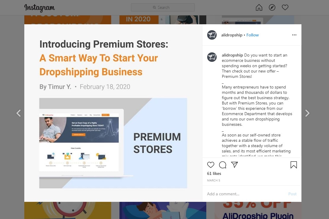 stand out on instagram