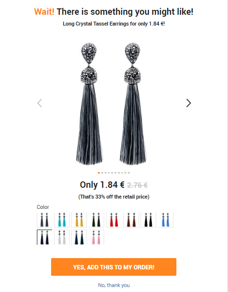 Purchase Upsell is tool that lets you reach buyers with more tempting offers right at the moment of them finalizing their orders