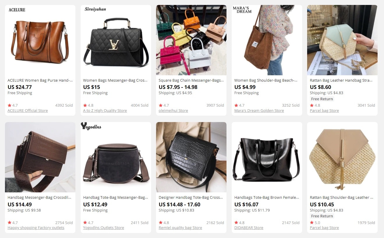dropship handbags