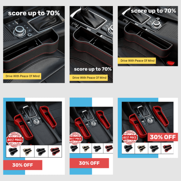 An example of Facebook ad banners design