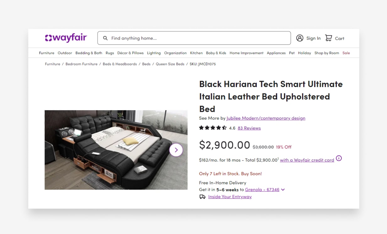 Waifair High-Ticket Dropshipping Example