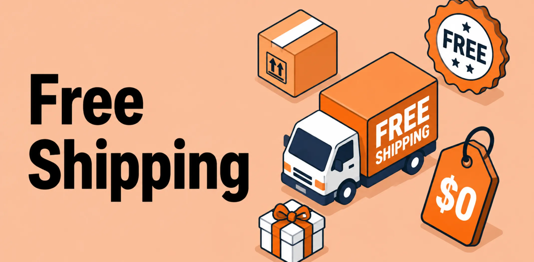 Featured image for an article about free shipping