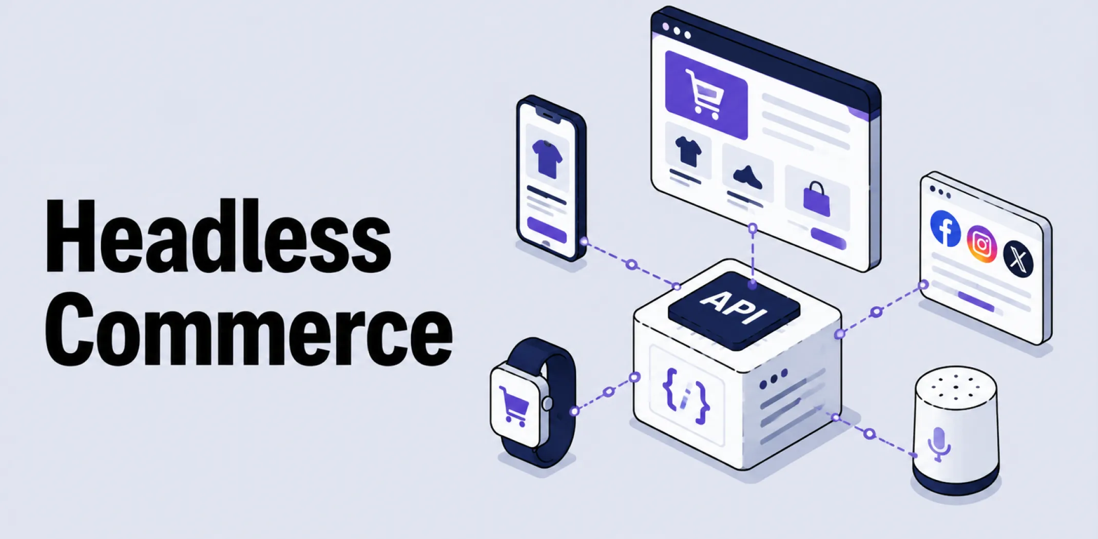 Featured image for an article about headless commerce