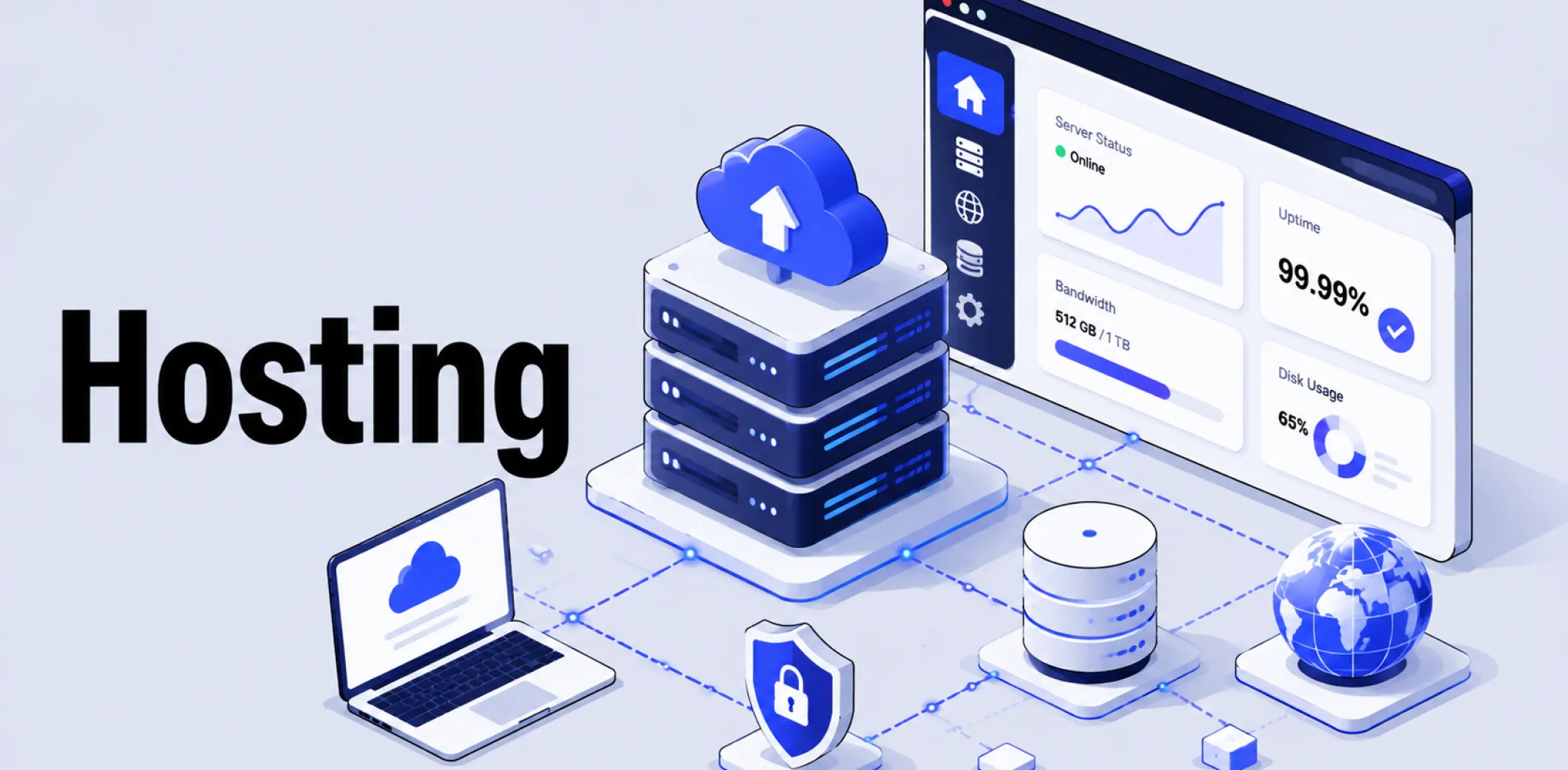Featured image for an article about hosting