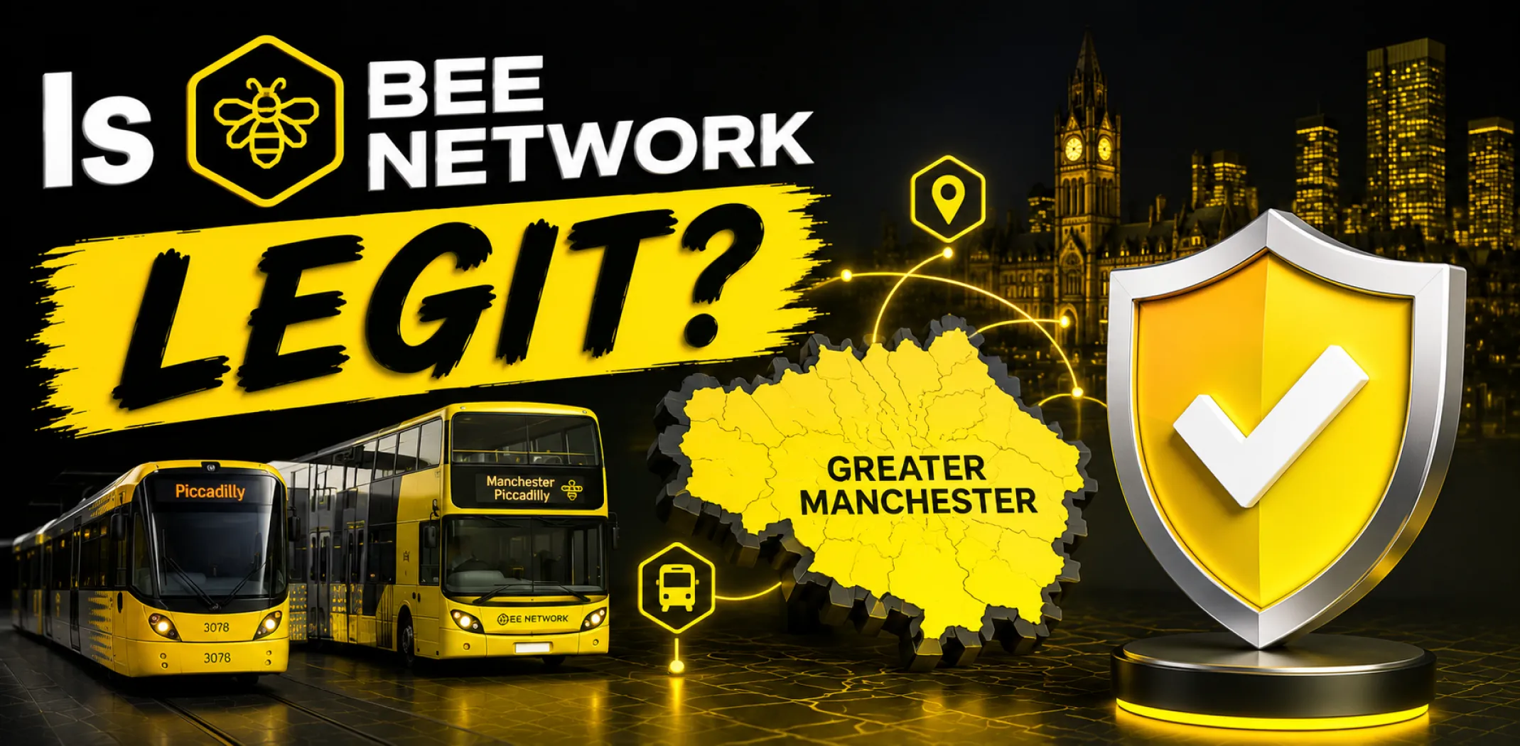 Featured image for an article answering the question "Is Bee Network legit?"