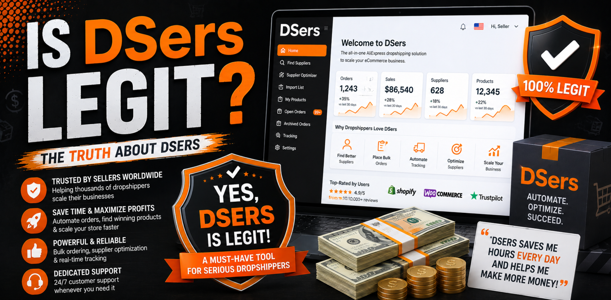 Featured image for an article about Is DSers legit.