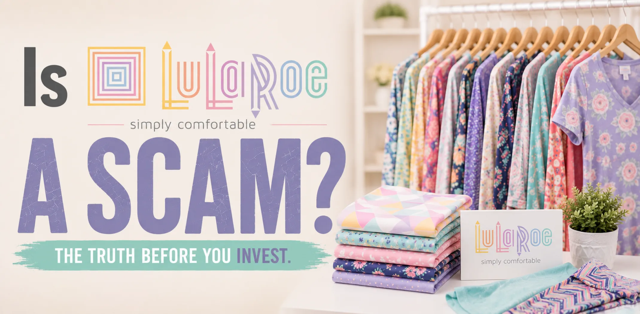 Featured image for an article answering the question "Is LaLuRoe a scam?"