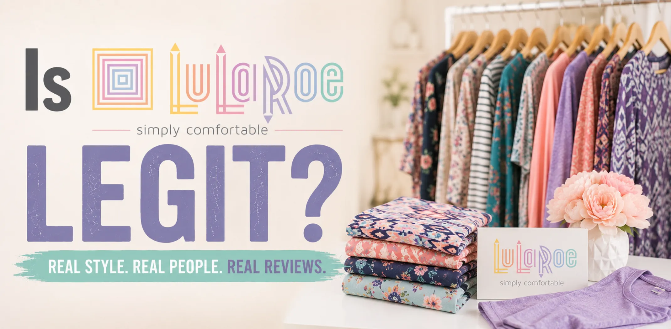 Featured image for an article answering the question "Is LuLaRoe legit?"