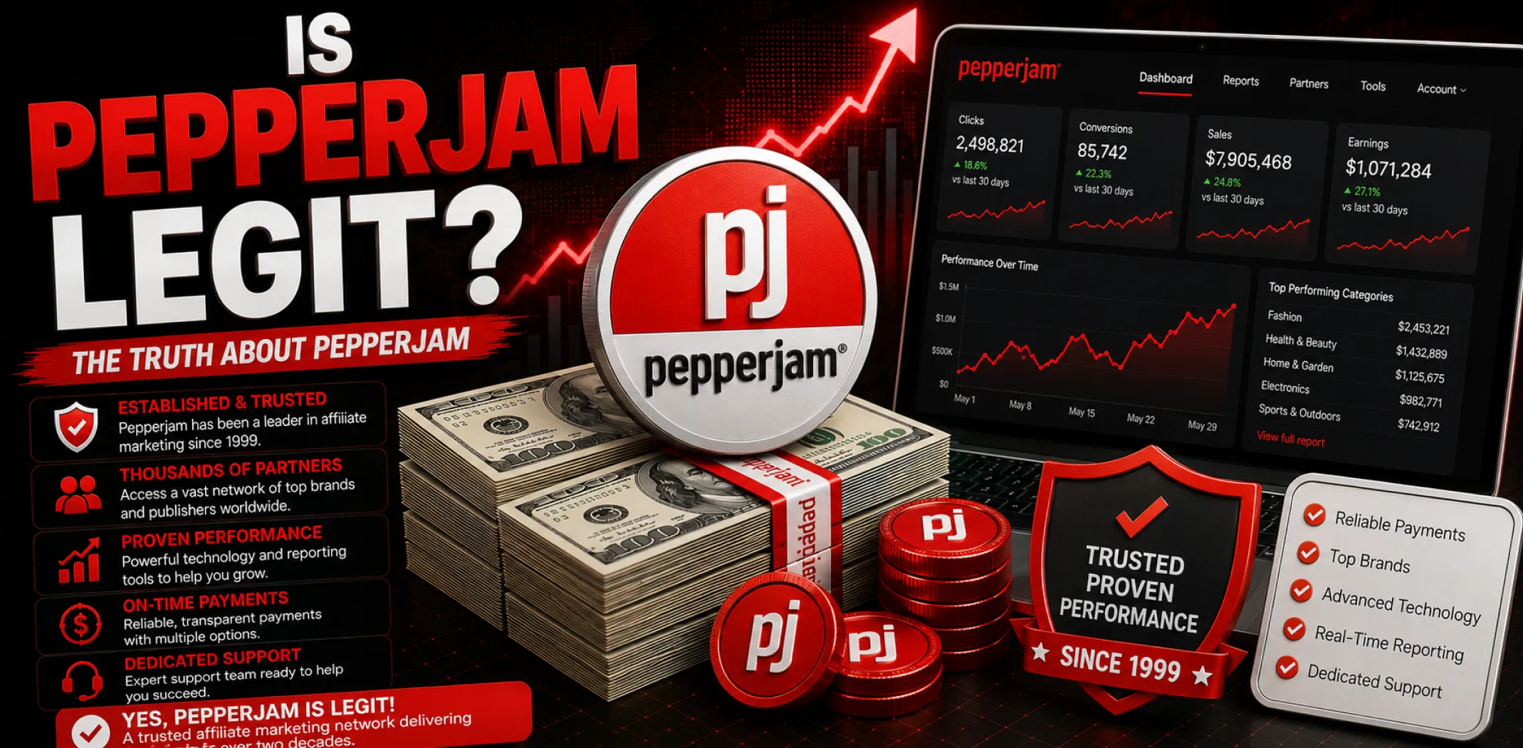 Featured image for an article answering "Is Pepperjam legit?"