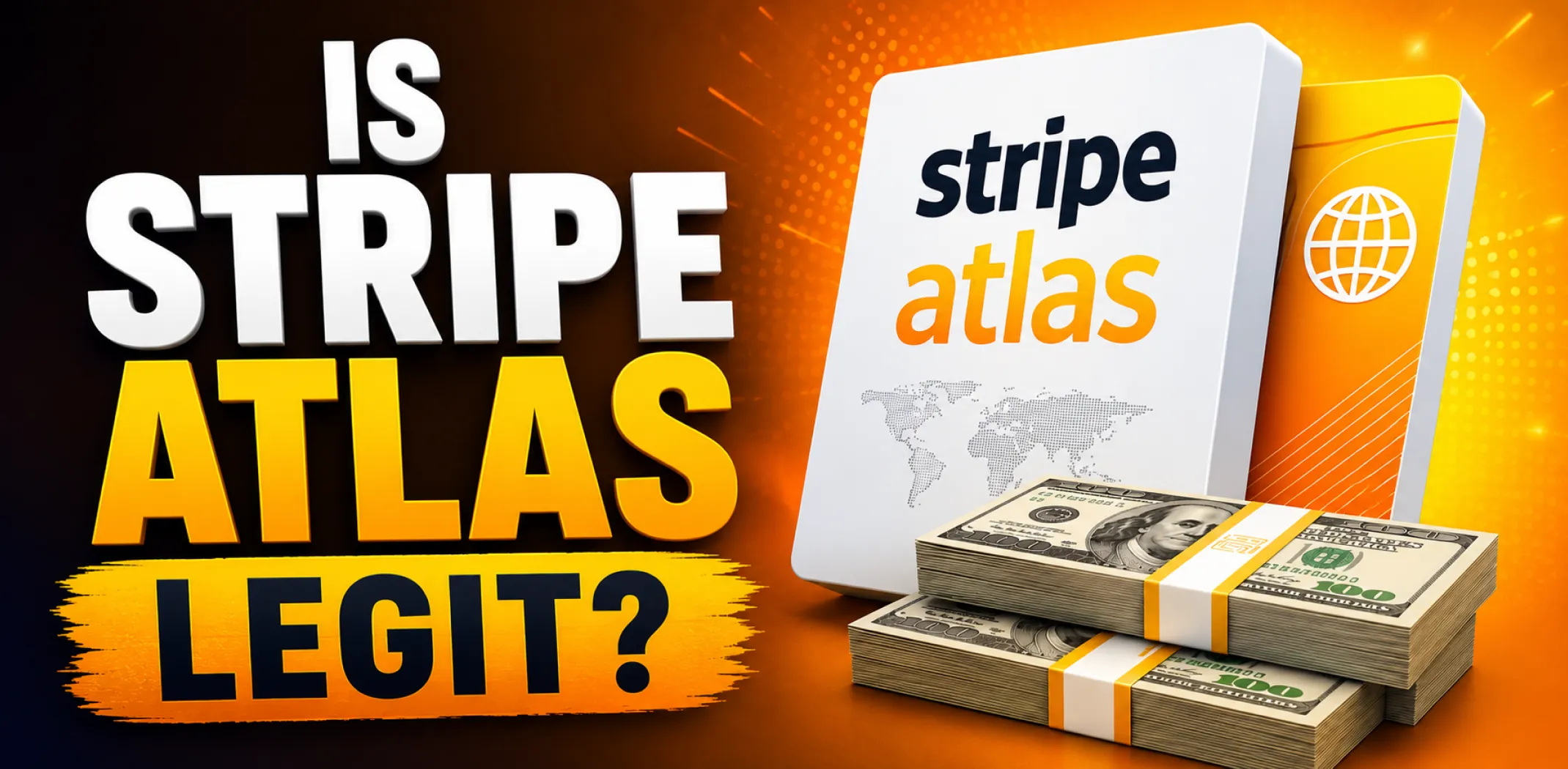 Featured image for an article answering the question "Is Stripe Atlas legit?"