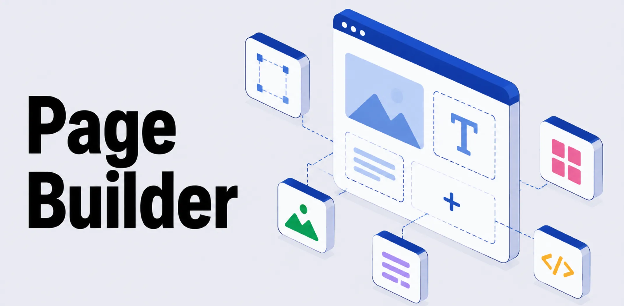 Featured image for an article about a page builder