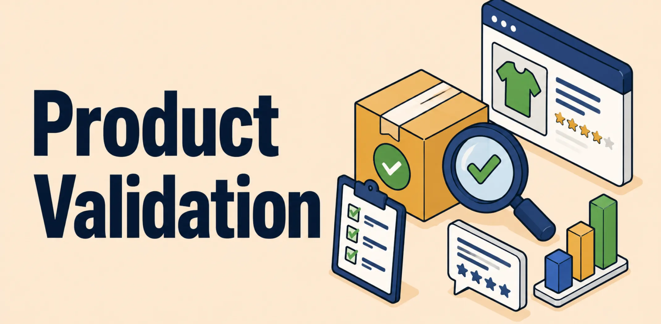 featured image for an article about product validation