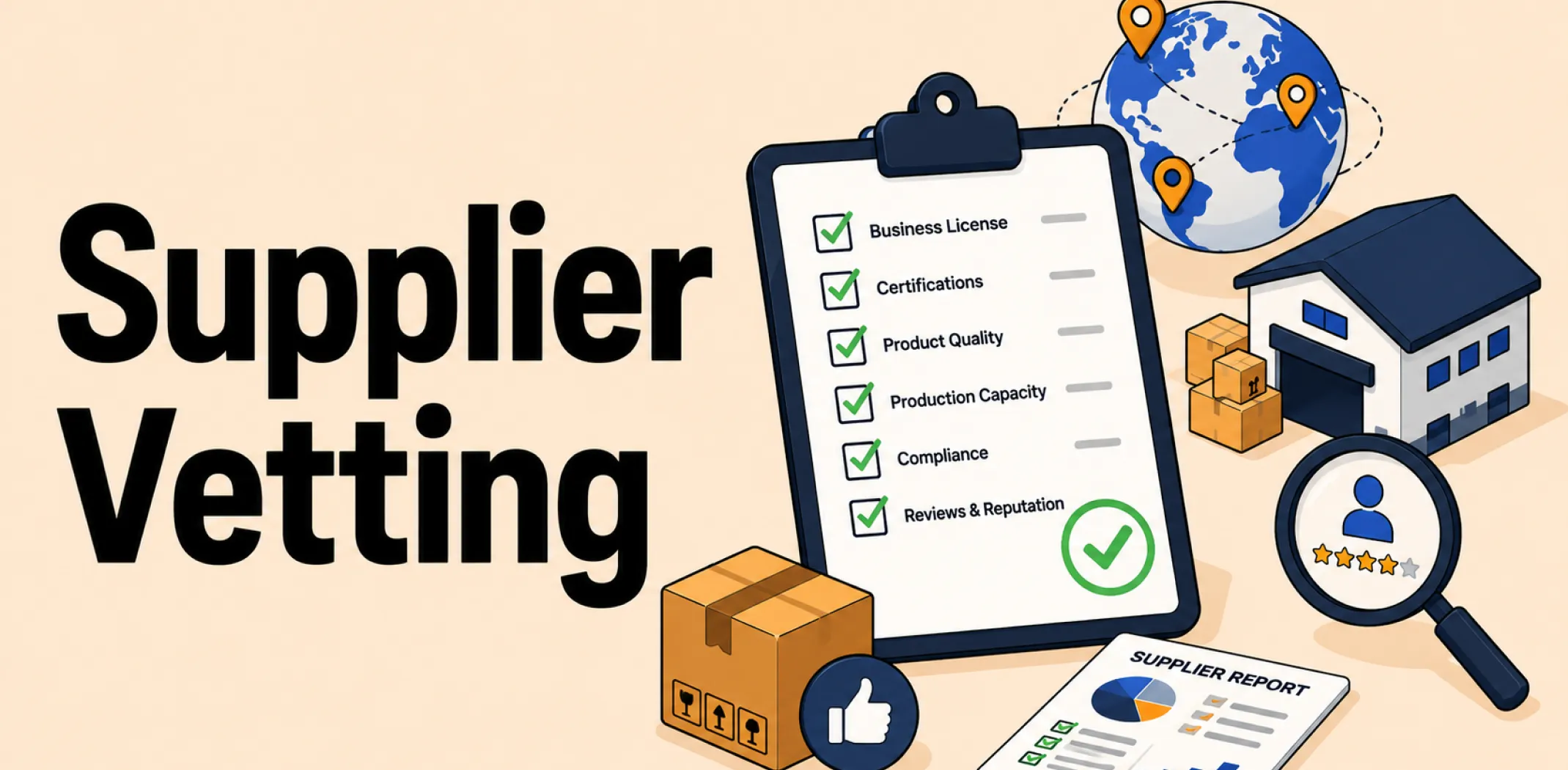 Featured image for an article about supplier vetting