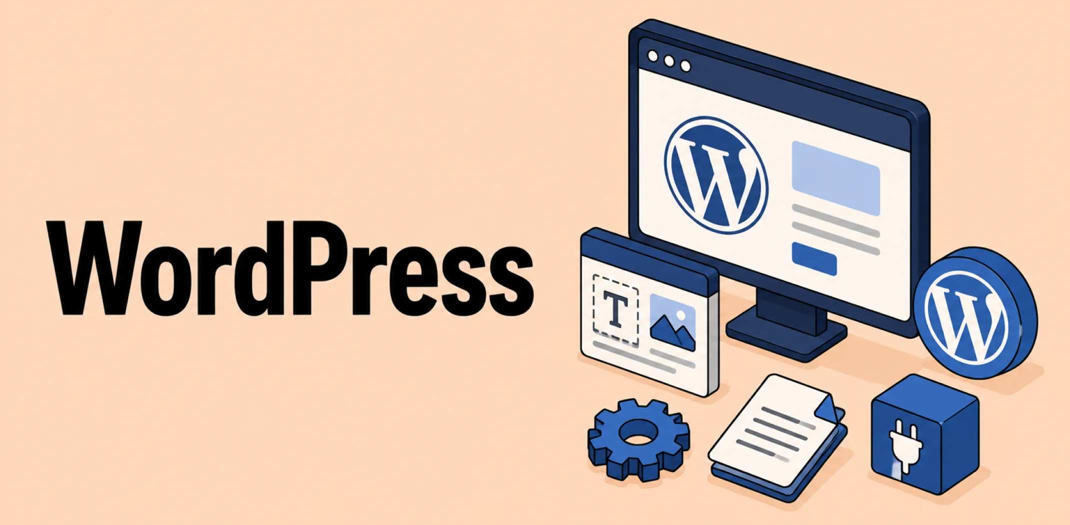 Featured image for an article about WordPress