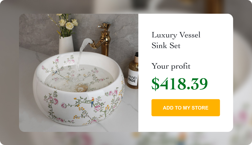 Luxury Vessel Sink Set