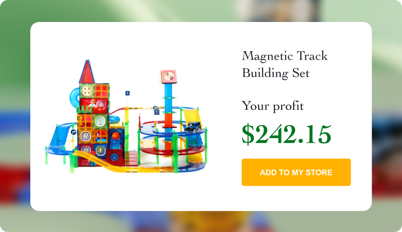 Magnetic Track Building Set